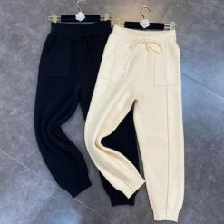 Jessica Bara Faith Knitted Jawstring Joggers