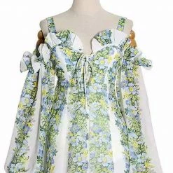 Jessica Bara Karsyn Floral Ruffle Mini Dress