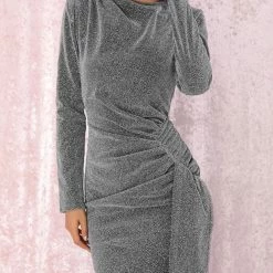 Jessica Bara Milena Long Sleeve Mini Dress