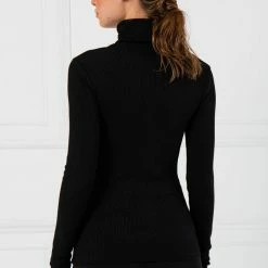 Jessica Bara Prudence Long Sleeve Turtleneck Top