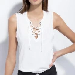 Track & Bliss Wavy Tank Top Tops