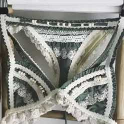 Jessica Bara Pablo Lace Beaded Bikini Set Poolside Essentials