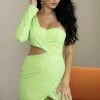 Jessica Bara Angela One Shoulder Cut Out Mini Dress Summer Lovin'