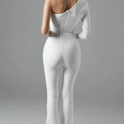 Jessica Bara Isador One Shoulder Crystal Jumpsuit The Event Shop