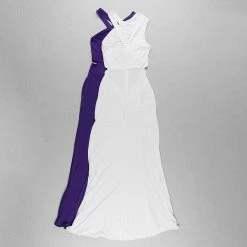 Jessica Bara Jessica Bata Giovanna Cut Out Ruched Maxi Dress Influencer Style