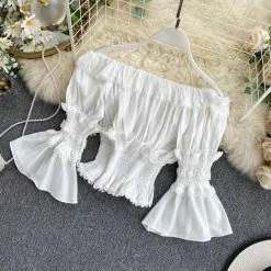 Jessica Bara Ollie Off The Shoulder Top And Skirt Two Piece Set