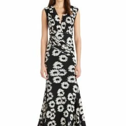 The Event Shop Jessica Bara Donnah V Neck Draped Gown