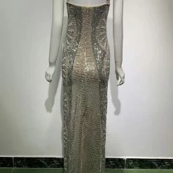 Jessica Bara Evangeline Sleeveless Sequin Gown