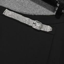 Bottoms Jessica Bara Isla Diamond Belt High Waited Shorts