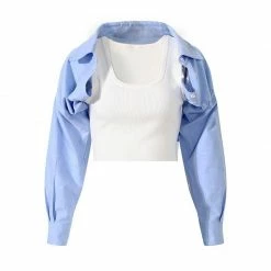 Jessica Bara Monet Button Down Tank Top