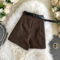 Jessica Bara Nellie High Waisted Belted Shorts Reve Doll Essentials