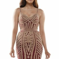 Colors Dress Glow Embellished Short Dress Dresses