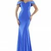 The Event Shop Colors Dress Off The Shoulder Ruched Back Gown