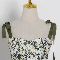 Jessica Bara Dacey Floral Bustier Top