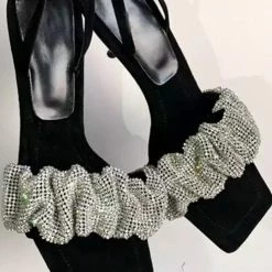 Jessica Bara Shantal Rhinetone Open Toe Heels Birthday Suit