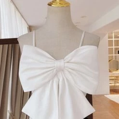Jessica Bara Aubrianna Oversized Bowknot Tank Top Summer Lovin'