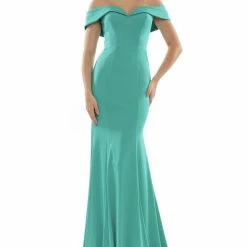 The Event Shop Colors Dress Off The Shoulder Ruched Back Gown