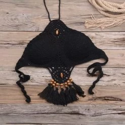 Jessica Bara Shania Crochet Beaded Two Piece Set