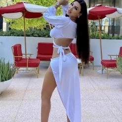 Jessica Bara Cameron Strappy Two Piece Set Influencer Style