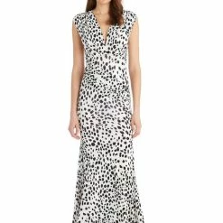 The Event Shop Jessica Bara Donnah V Neck Draped Gown