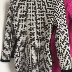 Jessica Bara Nikita Long Sleeve Jacquard Mini Dress Dresses