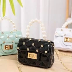 Birthday Suit Jessica Bara Polly Pearl And Rhinestone Micro Handbag