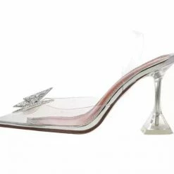 Shoes Jessica Bara Brenda Butterfly Clear Heels