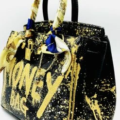 Anca Barbu Handpainted Money Bag Handbag