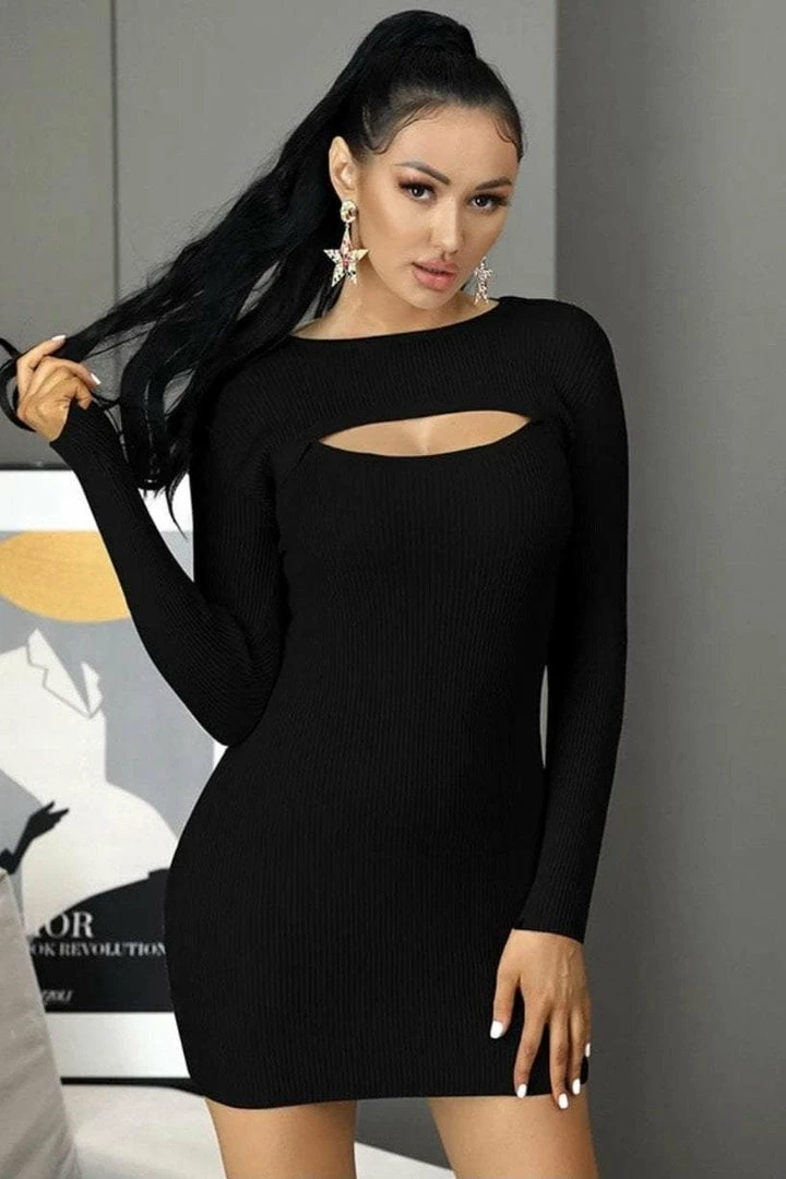 Jessica Bara Kayla Two Piece Knitted Dress