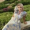 Influencer Style Jessica Bara Odonna Vintage Floral Maxi Dress