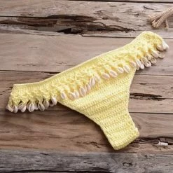 Influencer Style Jessica Bara Kayleigh Crochet Two Piece Bikini Set