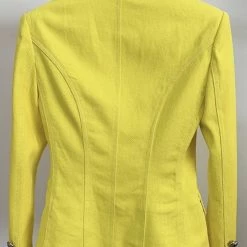 Jessica Bara Kiana Denim Double Breasted Blazer