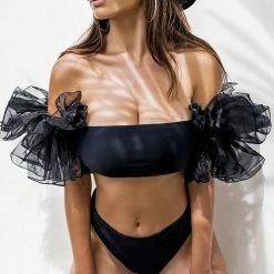 Jessica Bara Danica Off The Shoulder Bikini Set