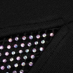 Jessica Bara Isador One Shoulder Crystal Jumpsuit The Event Shop