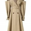 Jessica Bara Murphy Color Constrast Belted Trench Coat