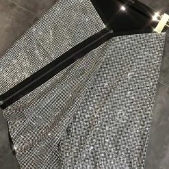 ReveBoutique Summer Lovin' Jessica Bara Manny Rhinestone Zipper High Waisted Skirt