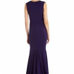 The Event Shop Jessica Bara Donnah V Neck Draped Gown