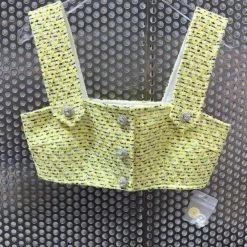 Influencer Style Jessica Bara Oliver Tweed Crystal Button Three Piece Set