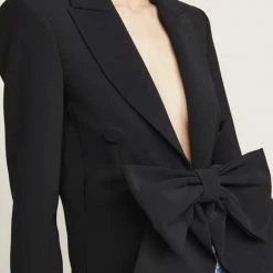 Jessica Bara Oscar Bow V Neck Blazer
