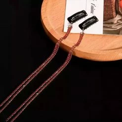 Birthday Suit Jessica Bara Tati Rhinestone Tassel Fringe Hair Clips