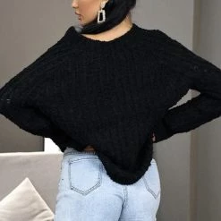 Reve Doll Essentials Jessica Bara Dani Long Sleeve Zipper Sweater