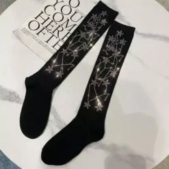 Jessica Bara Theodora Rhinestone Decorated Socks Reve Doll Essentials