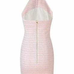 Jessica Bara Lolette Rhinestone Tweed Mini Dress