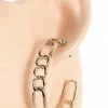 Jessica Bara Alexandra Metal Hoop Earring