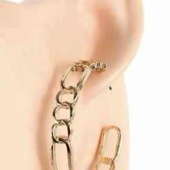 Jessica Bara Alexandra Metal Hoop Earring