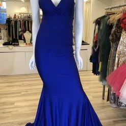 Jessica Bara Billie V Neck Bodycon Gown The Event Shop