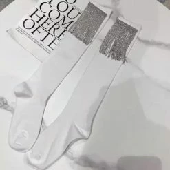 Jessica Bara Theodora Rhinestone Decorated Socks Reve Doll Essentials