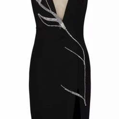 Birthday Suit Jessica Bara Theresa Strapless Flower Rhinstone Dress