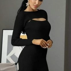 Jessica Bara Kayla Two Piece Knitted Dress