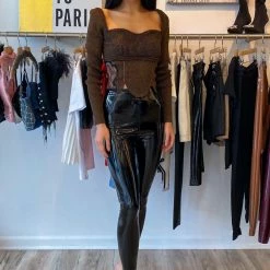 Tops Jessica Bara Kinsley Long Sleeve Knitted Top